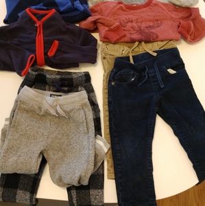 Lot of 2T/2YR boys clothes baby gap, tucker and Tate, osh gosh